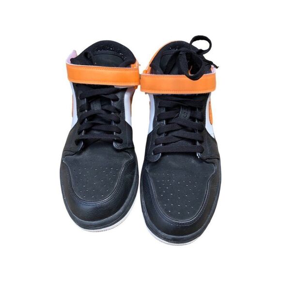 Rare 2012 Nike Air Jordan 1 Low Black Bright Citrus Size 11 - Picture 3 of 16